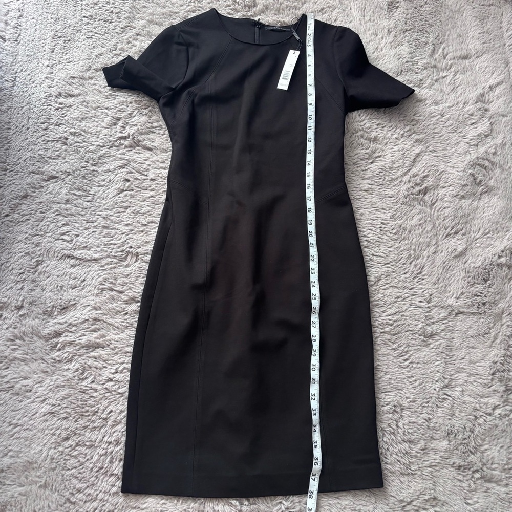 NWT T Tahiti Judianne Fitted black Sheath Dress size 4 - Picture 8 of 11
